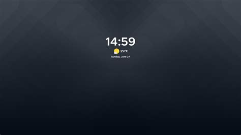 rainmeter clock